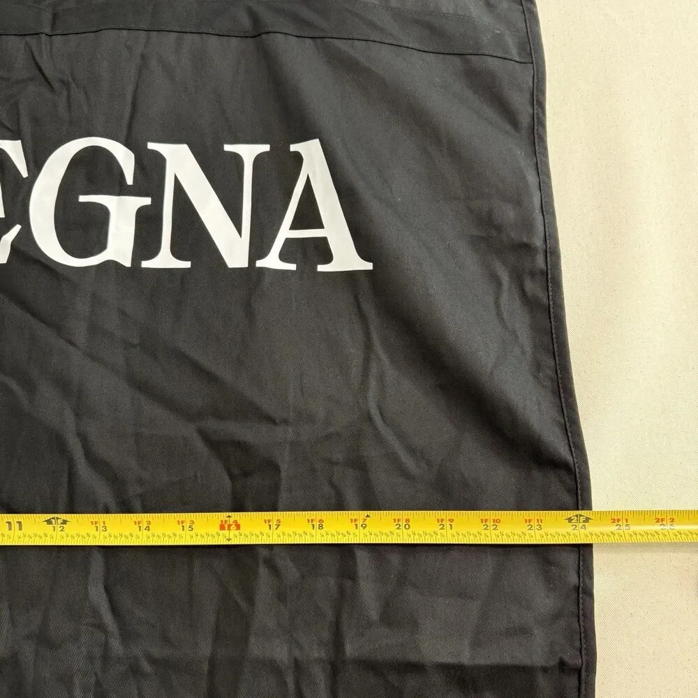 Ermenegildo Zegna Garment Bag Black Suit Travel Cover 24